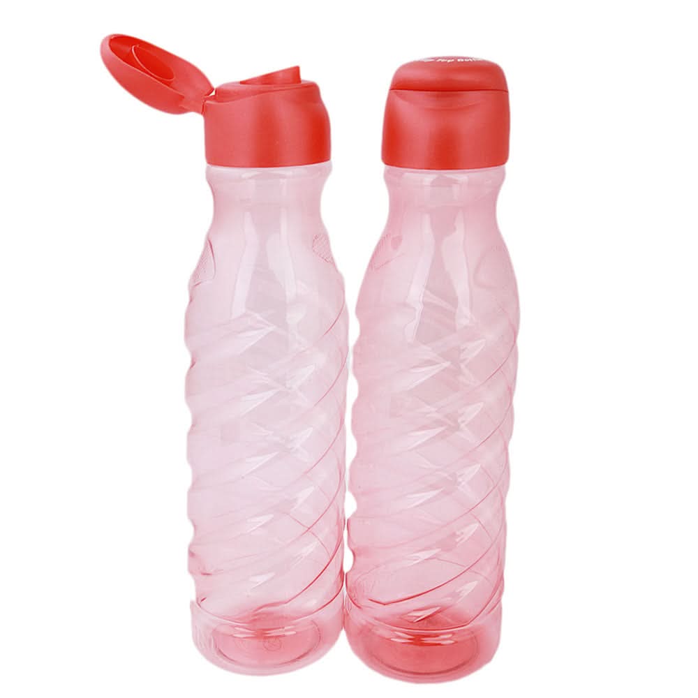 Flip Top Fridge Water Bottle 2 Pcs - Red, Home & Lifestyle, Glassware & Drinkware, Chase Value, Chase Value
