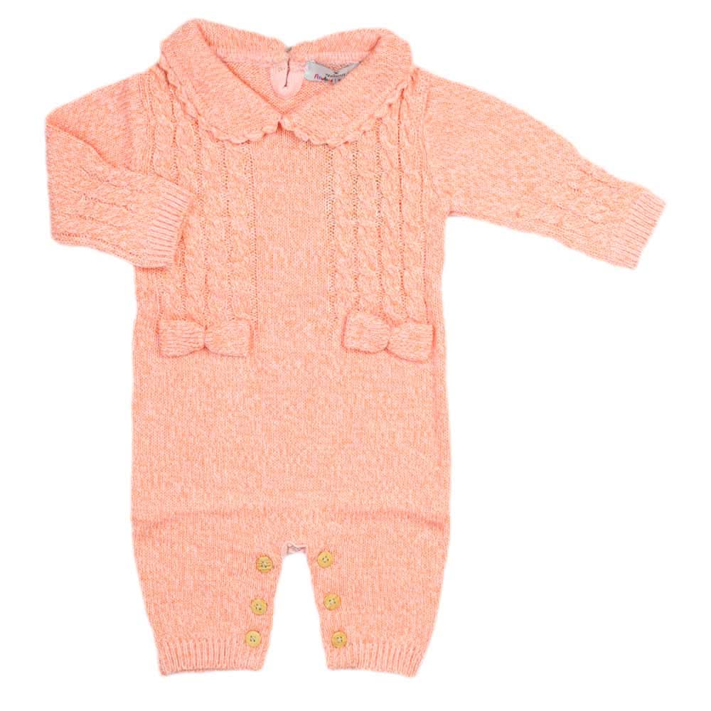 Newborn Girls Romper - Peach, Newborn Girls Rompers, Chase Value, Chase Value