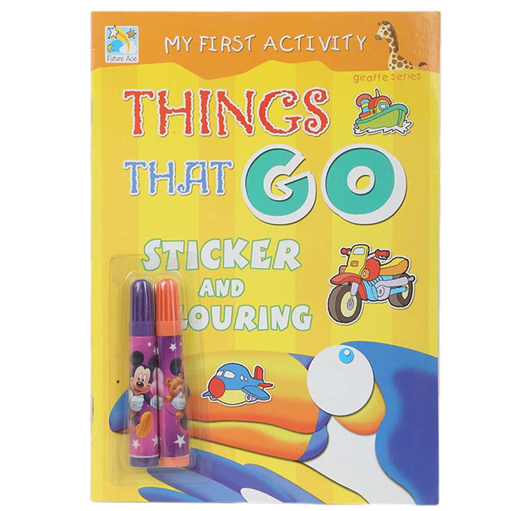 Stickers And Coloring Book - Multi, Kids, Kids Colouring Books, Chase Value, Chase Value