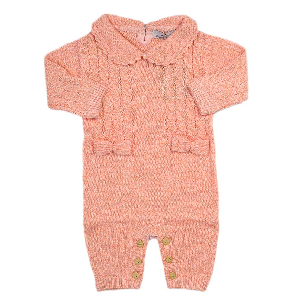 Newborn Girls Romper - Peach, Newborn Girls Rompers, Chase Value, Chase Value
