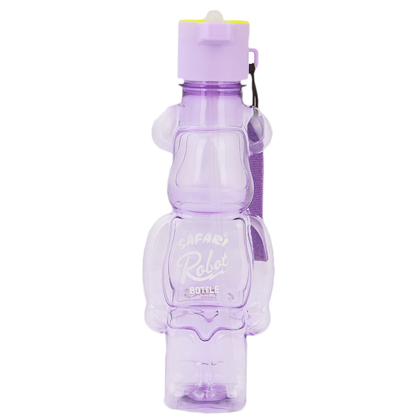 Robot Water Bottle 550 ML - Purple, Home & Lifestyle, Glassware & Drinkware, Chase Value, Chase Value