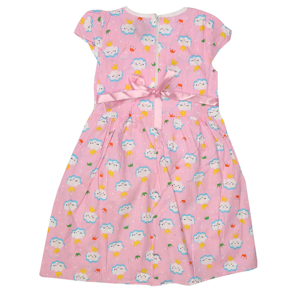 Girls Embroided Frock - Pink, Kids, Girls Frocks, Chase Value, Chase Value