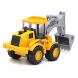 Kids JCB Crane Vehicle - Yellow, Kids, Non-Remote Control, Chase Value, Chase Value