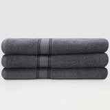 Terry Fancy Bath Towel - Grey, Home & Lifestyle, Bath Towels, Chase Value, Chase Value