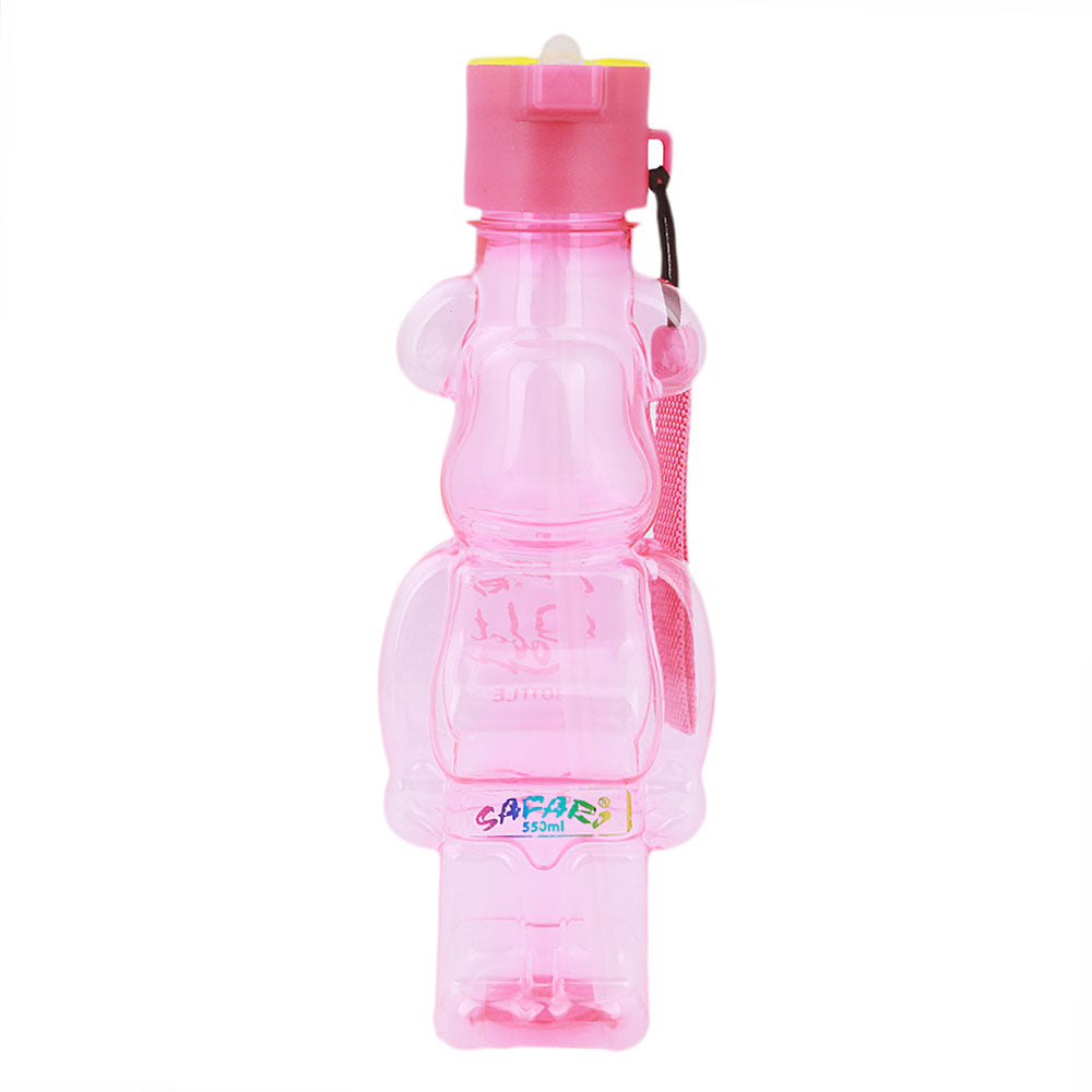 Robot Water Bottle 550 ML - Pink, Home & Lifestyle, Glassware & Drinkware, Chase Value, Chase Value