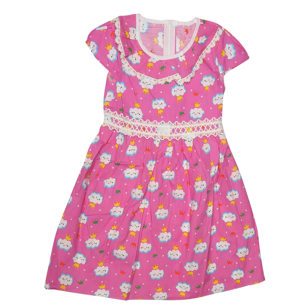 Girls Embroided Frock - Purple, Kids, Girls Frocks, Chase Value, Chase Value