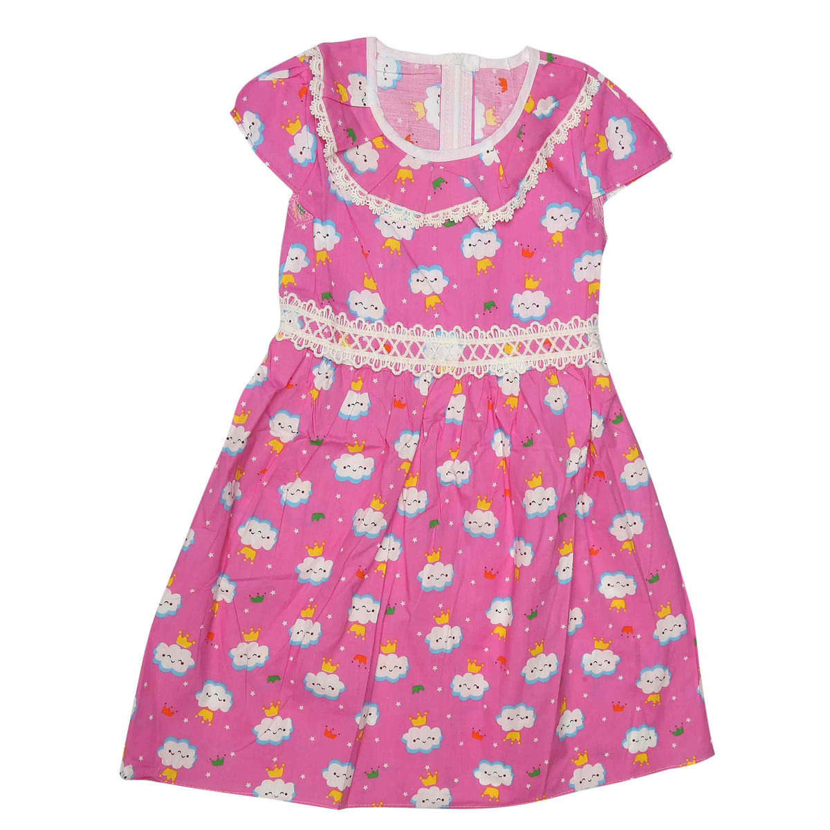 Girls Embroided Frock - Purple, Kids, Girls Frocks, Chase Value, Chase Value