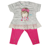 Newborn Girls Half Sleeves Suits - Dark Pink, Kids, Newborn Girls Sets And Suits, Chase Value, Chase Value