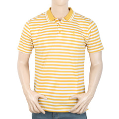 Men's Yarn Dyed Half Sleeves Polo T Shirt - Multi, Men, T-Shirts And Polos, Chase Value, Chase Value