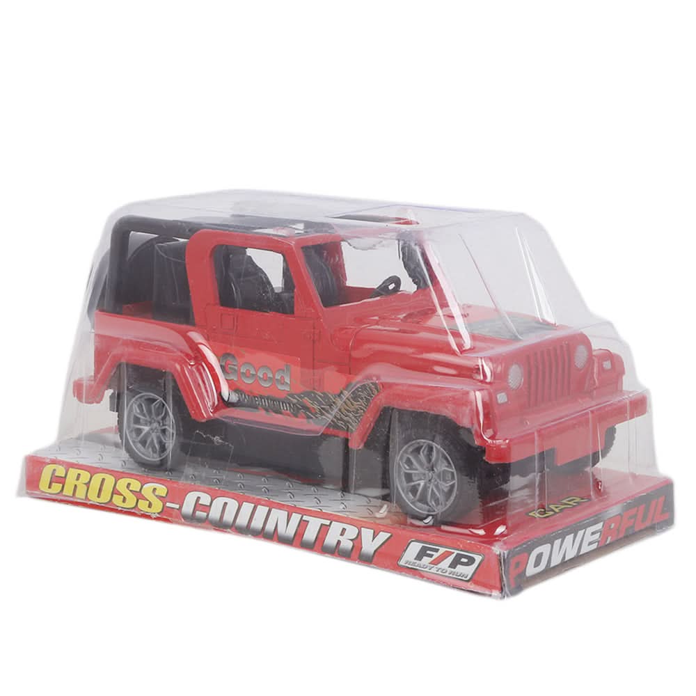 Friction Car - Red, Kids, Non-Remote Control, Chase Value, Chase Value