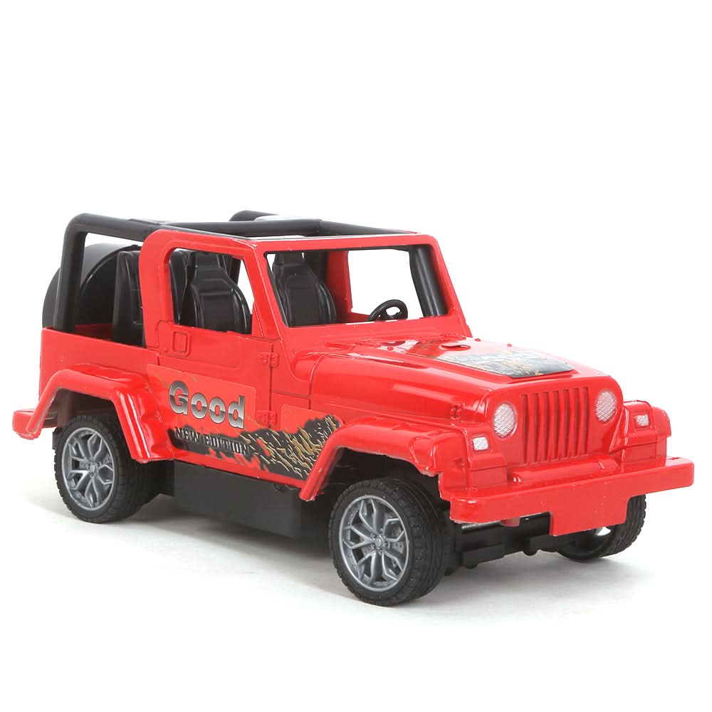 Friction Car - Red, Kids, Non-Remote Control, Chase Value, Chase Value