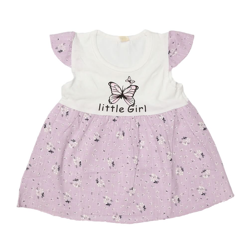 Newborn Baby Frock - Purple, Kids, NB Girls Frocks, Chase Value, Chase Value