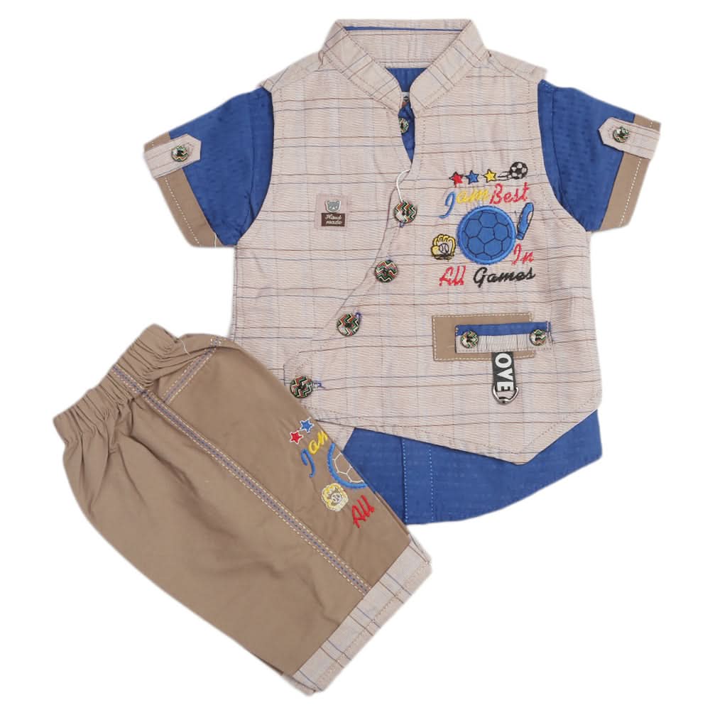 Newborn Baba Boys Suits - Blue, Kids, Newborn Boys Sets And Suits, Chase Value, Chase Value