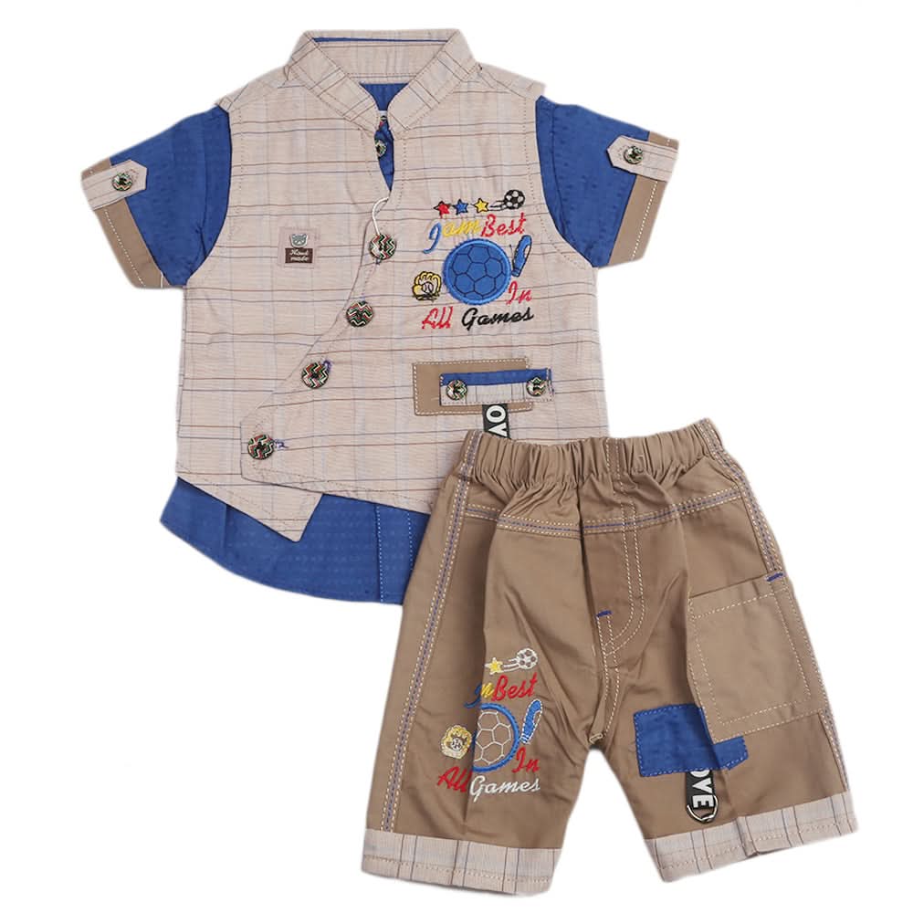 Newborn Baba Boys Suits - Blue, Kids, Newborn Boys Sets And Suits, Chase Value, Chase Value