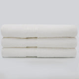 Terry Fancy Bath Towel - White, Home & Lifestyle, Bath Towels, Chase Value, Chase Value
