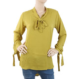 Women's Plain Georgette Top - Green, Women, T-Shirts And Tops, Chase Value, Chase Value