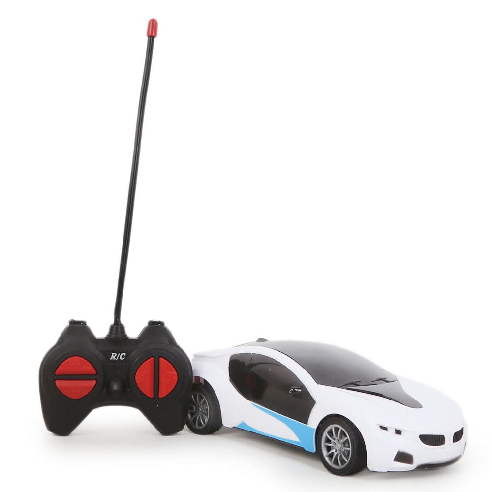 Remote Control Car - White, Kids, Remote Control, Chase Value, Chase Value