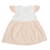 Newborn Baby Frock - Peach, Kids, NB Girls Frocks, Chase Value, Chase Value
