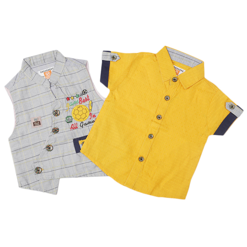 Newborn Baba Boys Suits - Yellow, Kids, Newborn Boys Sets And Suits, Chase Value, Chase Value