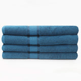 Terry Fancy Bath Towel - Steel Blue, Home & Lifestyle, Bath Towels, Chase Value, Chase Value