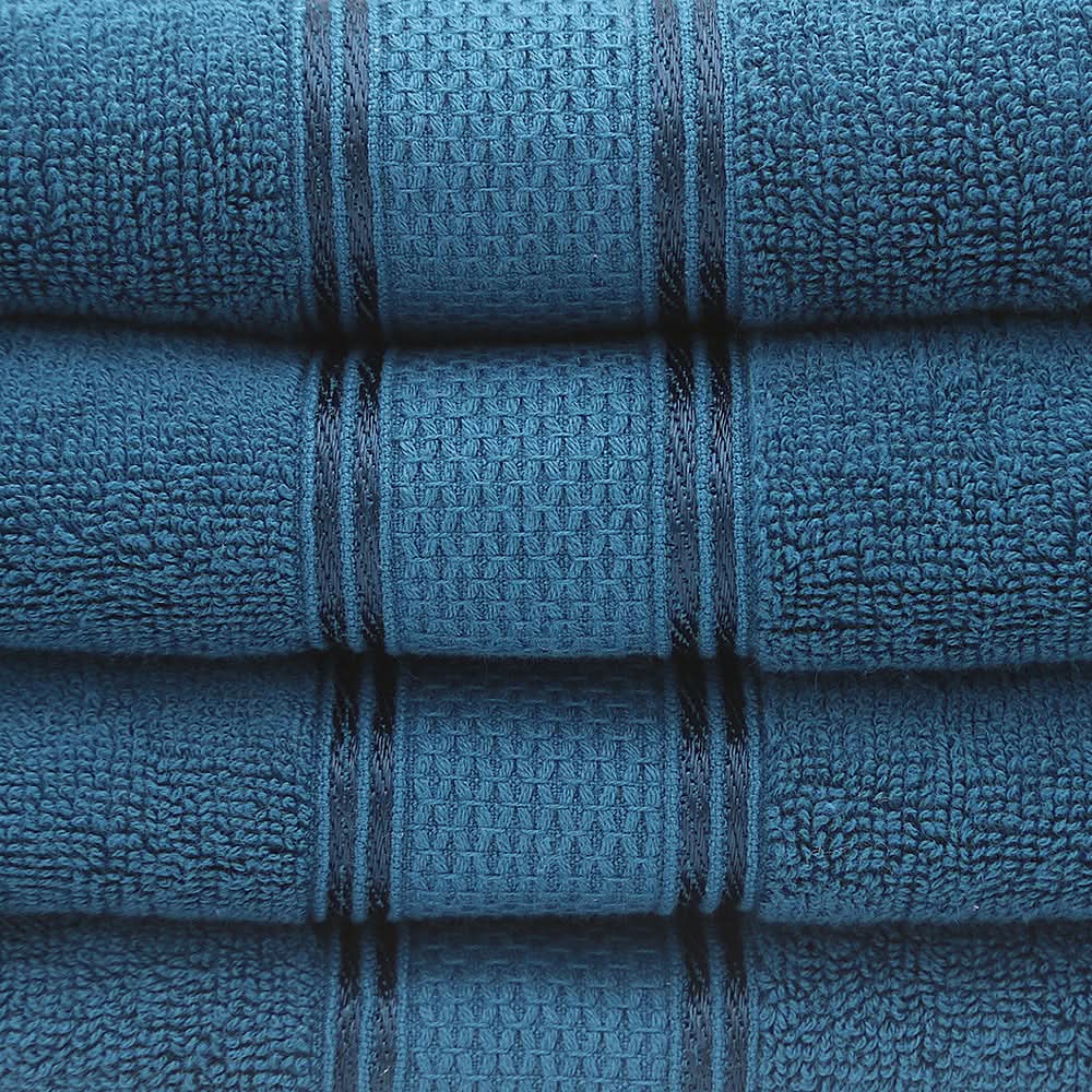 Terry Fancy Bath Towel - Steel Blue, Home & Lifestyle, Bath Towels, Chase Value, Chase Value
