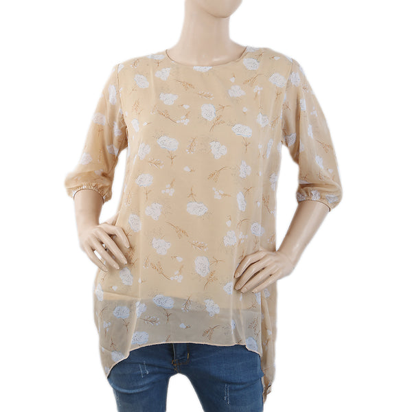 Women's Printed Top Pico Style - Fawn, Women, T-Shirts And Tops, Chase Value, Chase Value