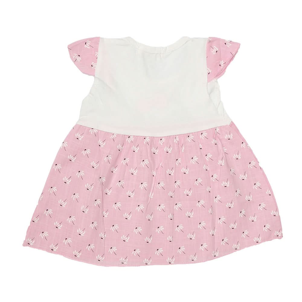 Newborn Baby Frock - Pink, Kids, NB Girls Frocks, Chase Value, Chase Value