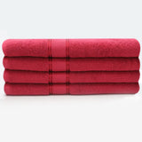 Terry Fancy Bath Towel - Red, Home & Lifestyle, Bath Towels, Chase Value, Chase Value
