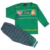 Newborn Boys Full Sleeves Suit - Green, Newborn Boys Sets & Suits, Chase Value, Chase Value