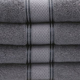 Terry Fancy Bath Towel - Grey, Home & Lifestyle, Bath Towels, Chase Value, Chase Value
