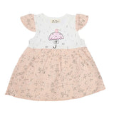 Newborn Baby Frock - Peach, Kids, NB Girls Frocks, Chase Value, Chase Value