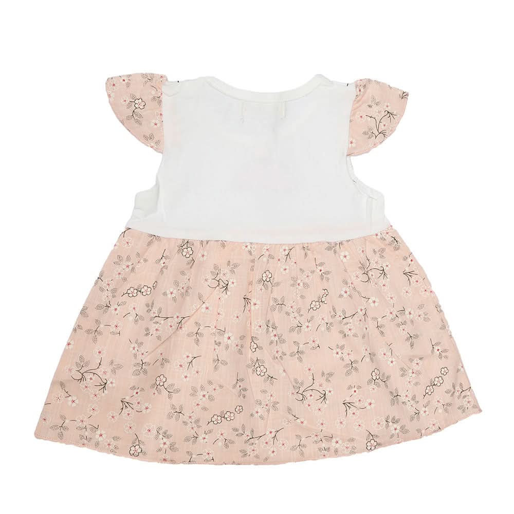 Newborn Baby Frock - Peach, Kids, NB Girls Frocks, Chase Value, Chase Value