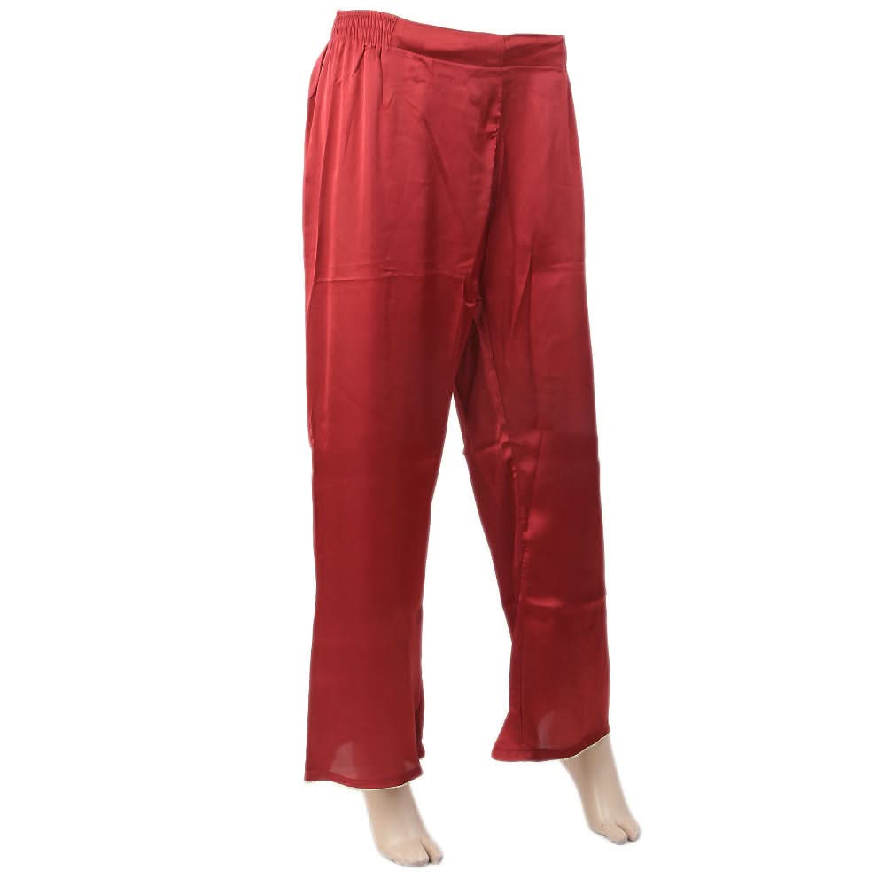 Women's Bell Bottom With Lace - Maroon, Women, Pants & Tights, Chase Value, Chase Value