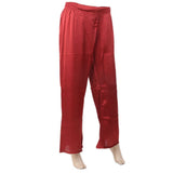 Women's Bell Bottom With Lace - Maroon, Women, Pants & Tights, Chase Value, Chase Value