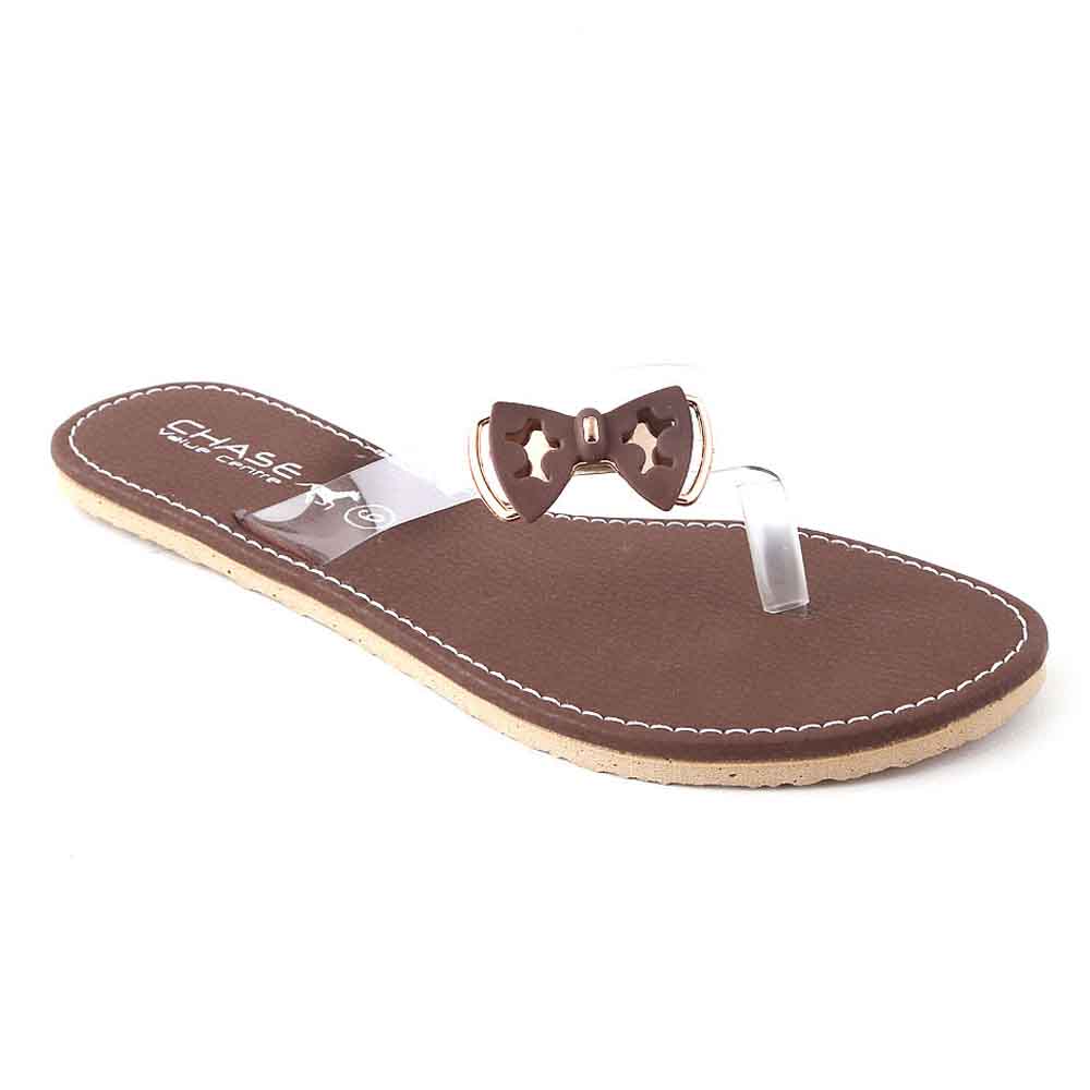 Women's Slipper (04) - Brown, Women, Slippers, Chase Value, Chase Value