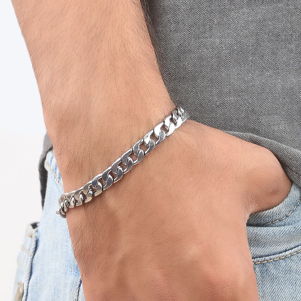 Men's Bracelet - Silver, Men, Jewellery, Chase Value, Chase Value