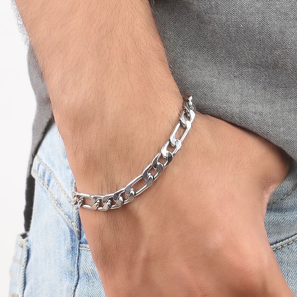 Men's Bracelet - Silver, Men, Jewellery, Chase Value, Chase Value