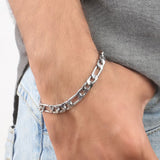 Men's Bracelet - Silver, Men, Jewellery, Chase Value, Chase Value