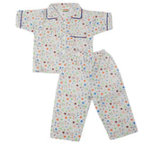 Boys Half Sleeves Sleeping Suit - Light Grey, Kids, Boys Sets And Suits, Chase Value, Chase Value