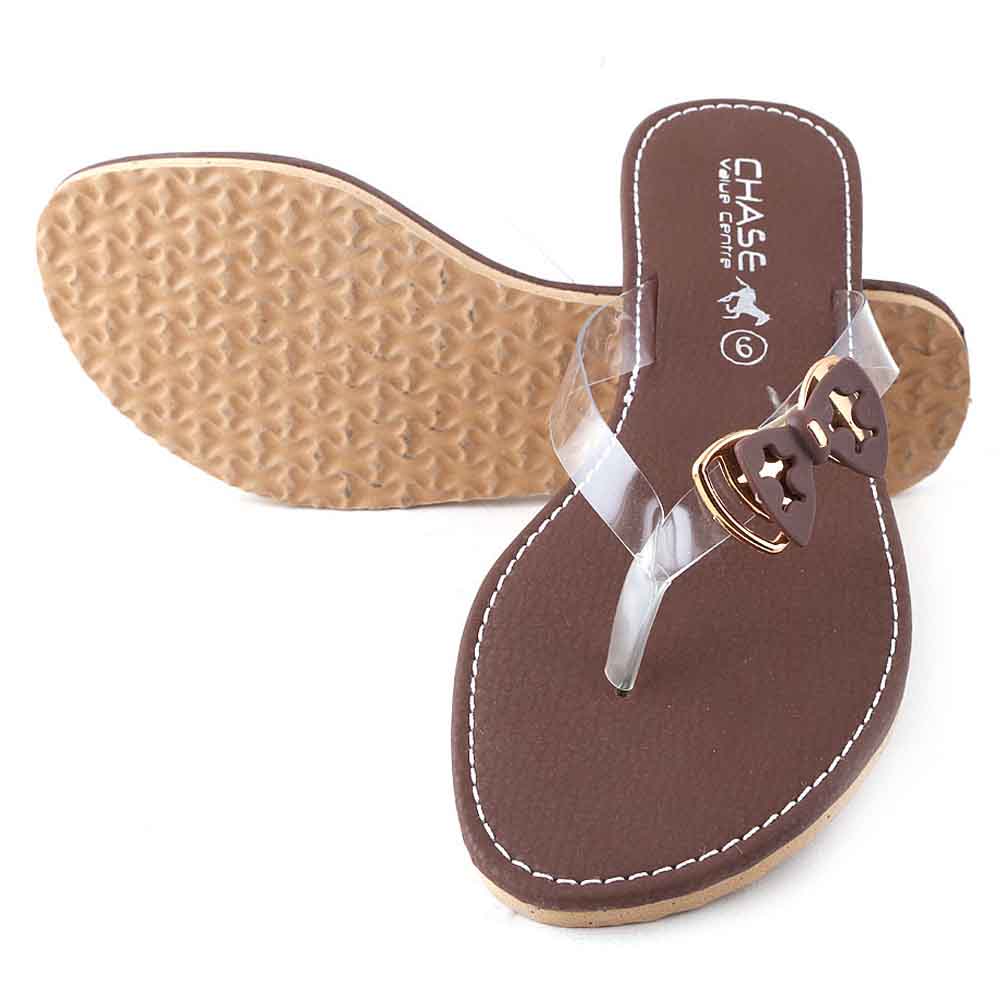 Women's Slipper (04) - Brown, Women, Slippers, Chase Value, Chase Value