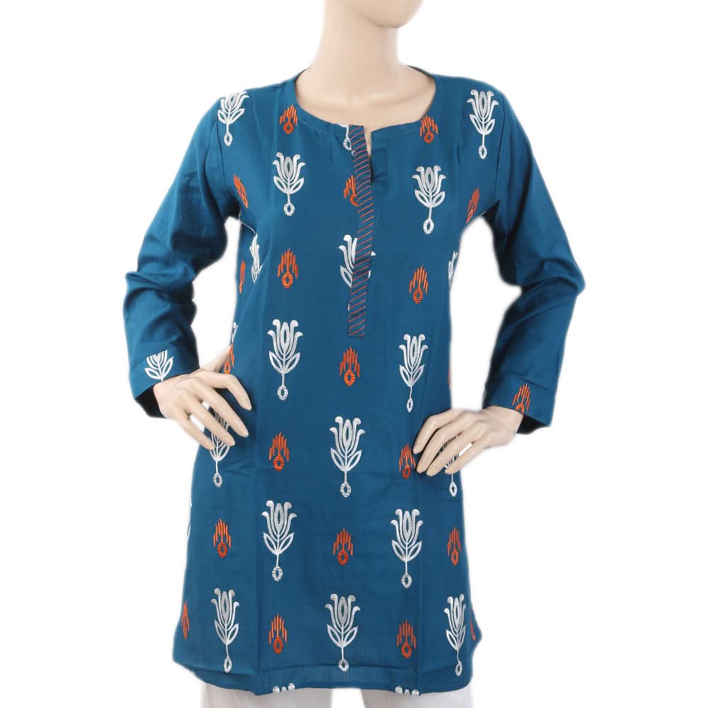 Women's Dobby 2 Piece Shalwar Suit - Steel Blue, Women, Shalwar Suits, Chase Value, Chase Value