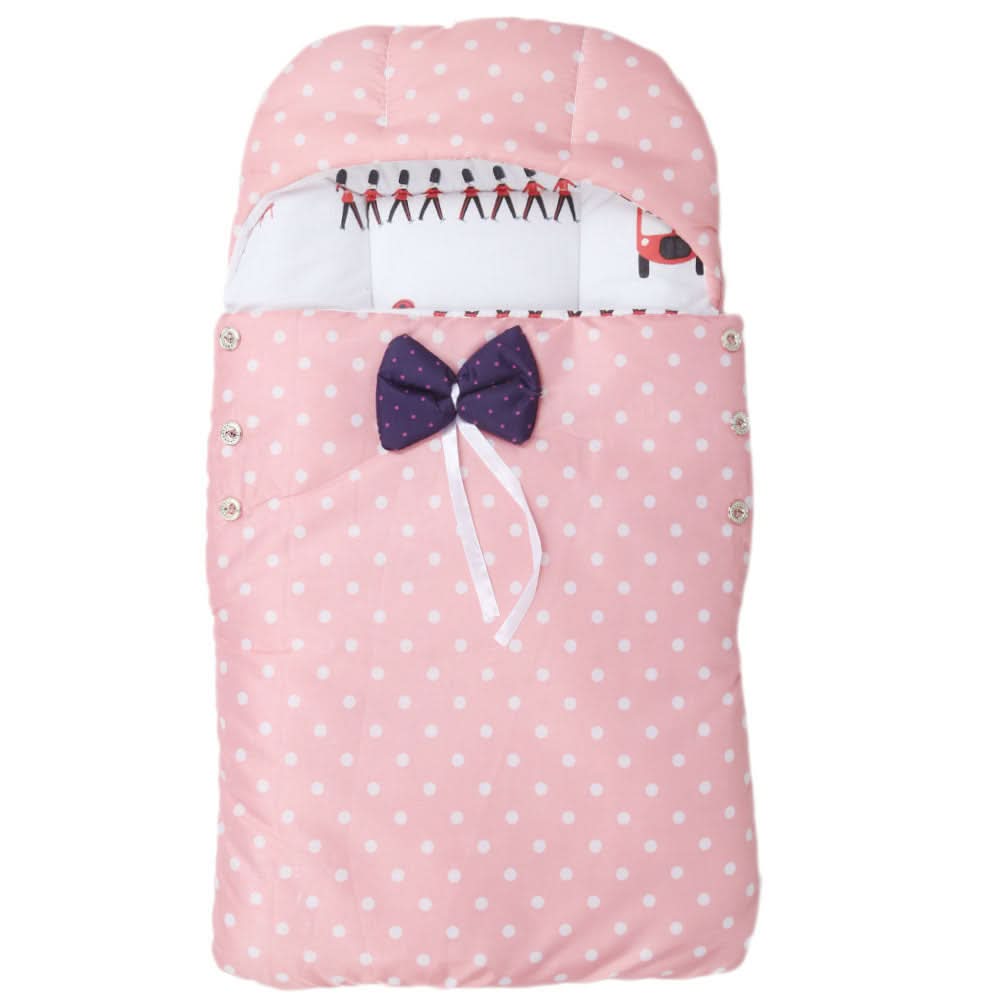 Baby Bed Six Button - Pink, Kids, Maternity & Sleeping Bag, Chase Value, Chase Value