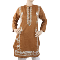 Women's Doriya 2 Piece Shalwar Suit - Brown, Women, Shalwar Suits, Chase Value, Chase Value