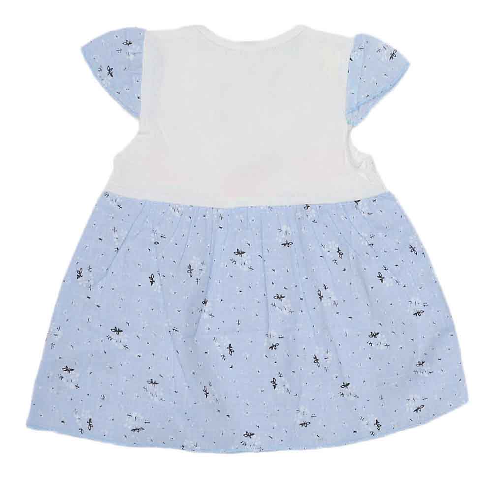 Newborn Baby Frock - Blue, Kids, NB Girls Frocks, Chase Value, Chase Value