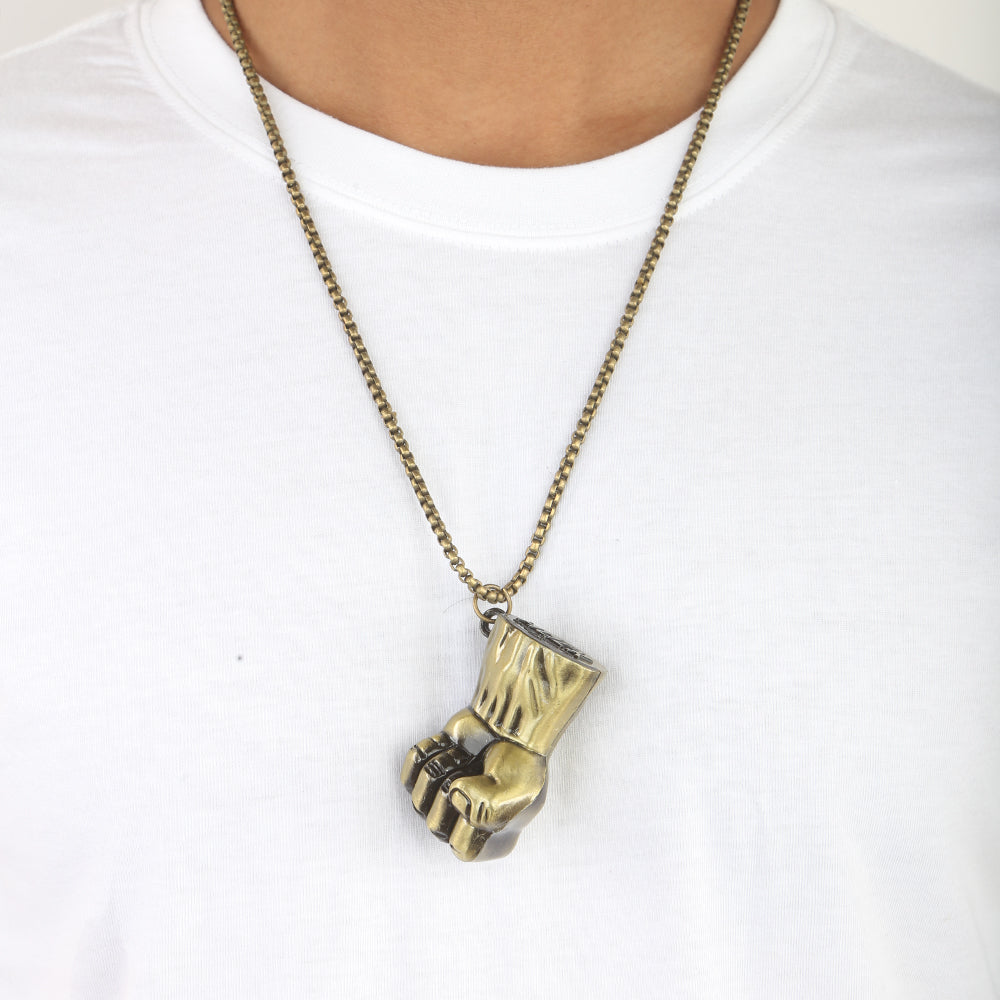 Men's Chain Locket - Green, Men, Jewellery, Chase Value, Chase Value