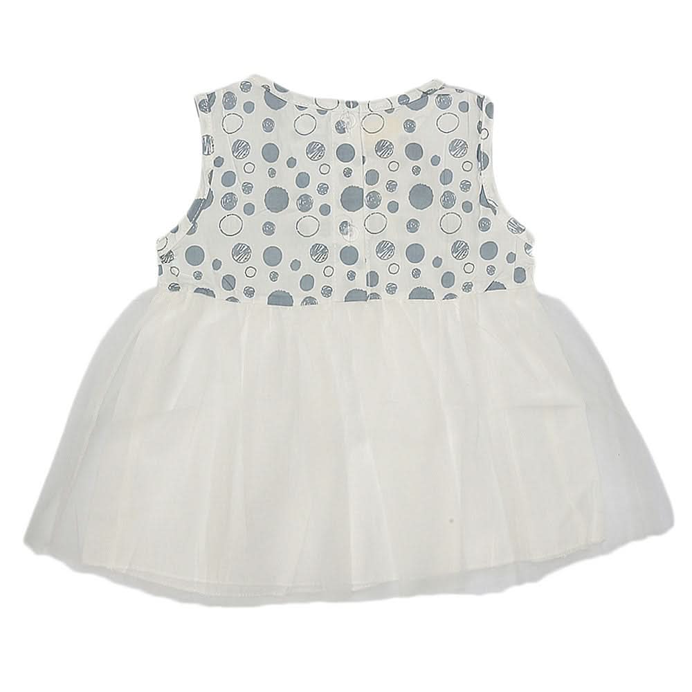 Newborn Baby Frock - Grey, Kids, NB Girls Frocks, Chase Value, Chase Value