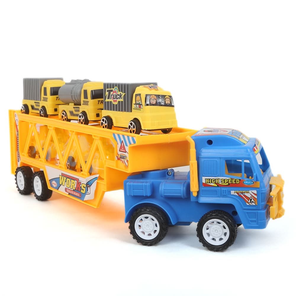 Friction Car JF688-1 - Yellow, Kids, Non-Remote Control, Chase Value, Chase Value