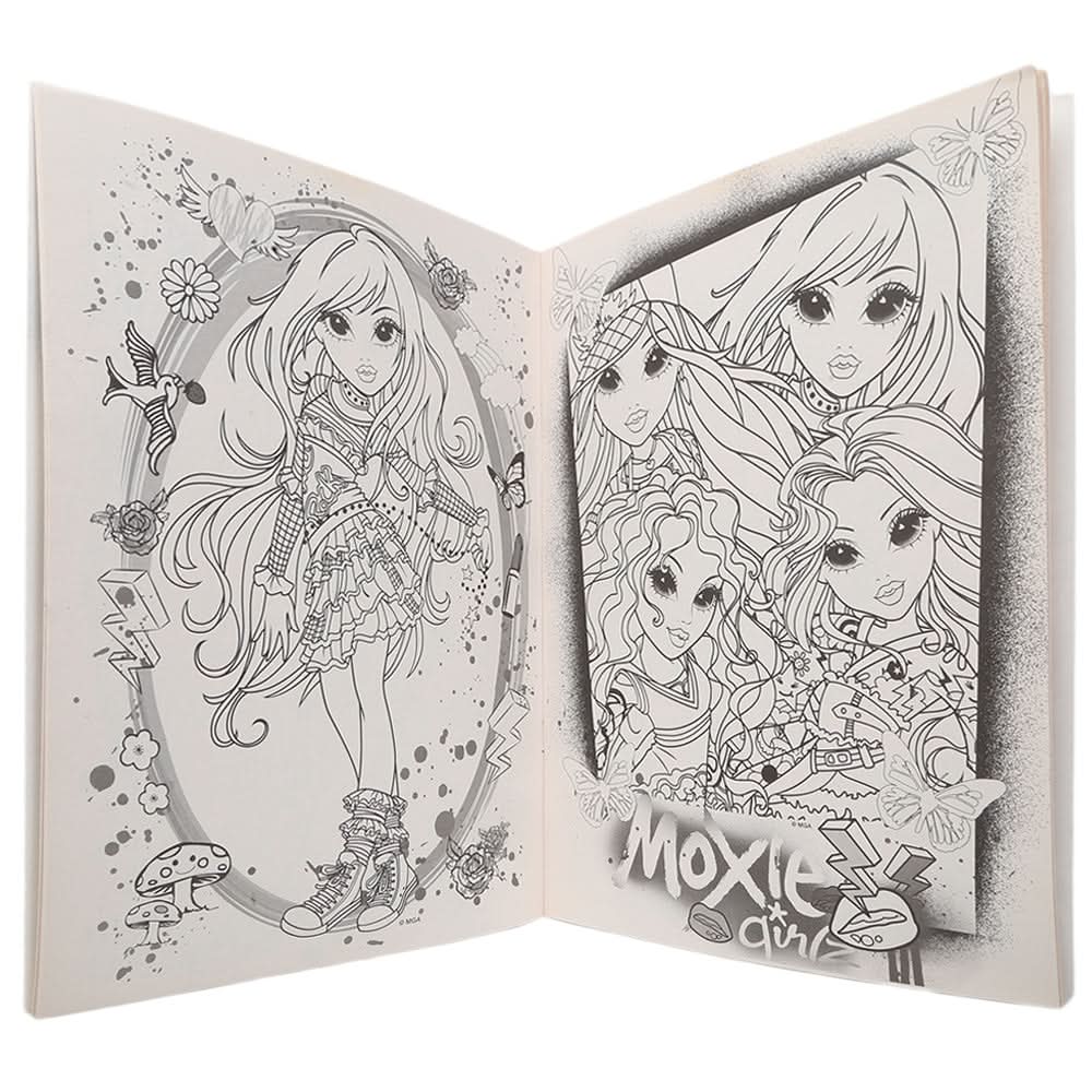 Moxi Girlz Colouring Book, Kids, Kids Colouring Books, 3 to 6 Years, Chase Value