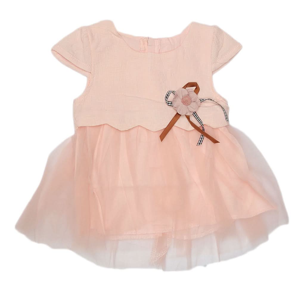 New Born Baby Frock - Pink, Kids, NB Girls Frocks, Chase Value, Chase Value