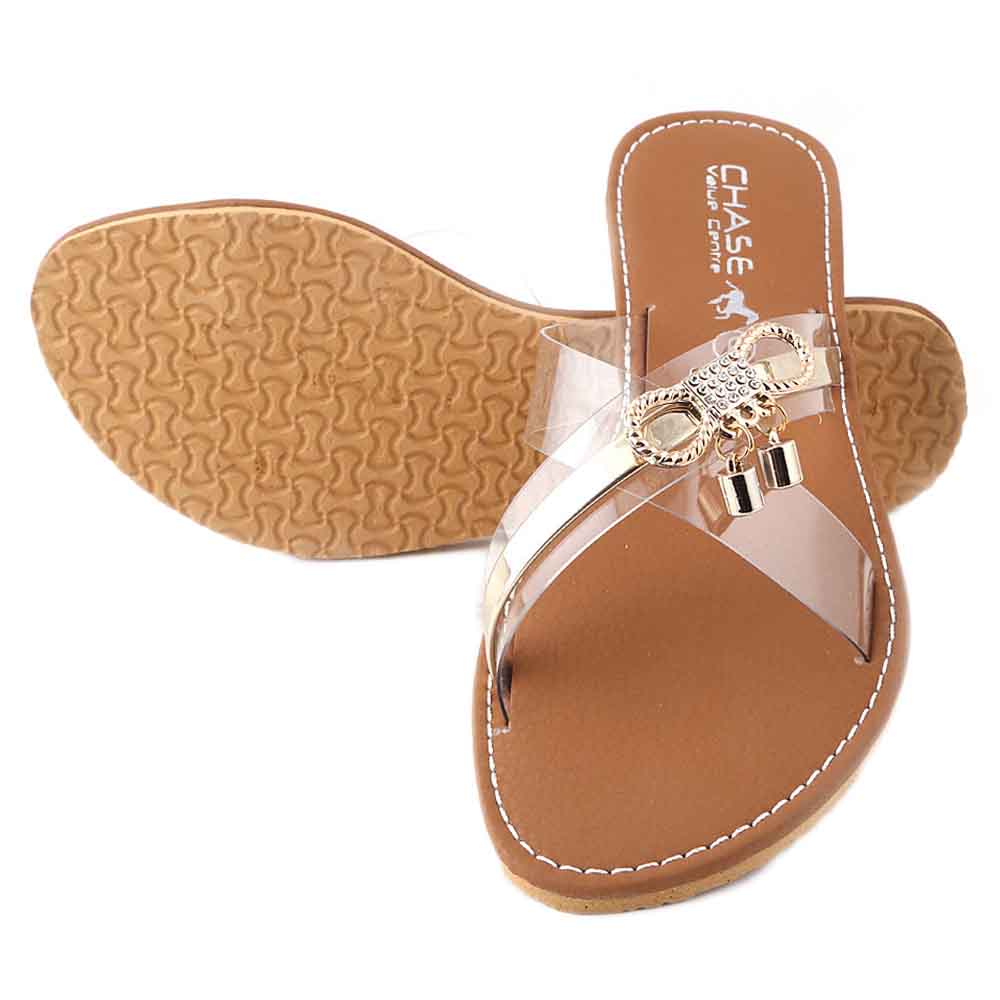 Women's Slipper (05) - Golden, Women, Slippers, Chase Value, Chase Value